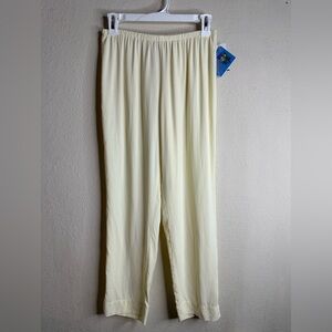 Jams World French Vanilla Elastic Waist Pants size Extra Small NWT